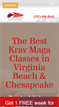 Mobile Screenshot of kravmagavirginiabeach.com